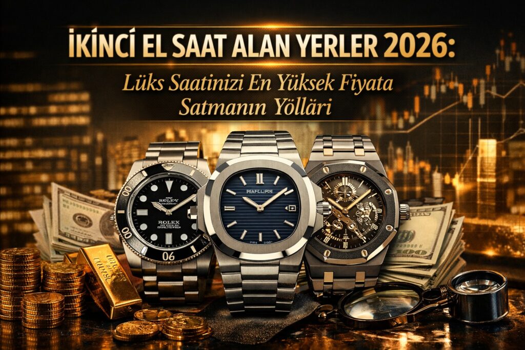 İkinci El Saat Alan Yerler 2026: Lüks Saatinizi En Yüksek Fiyata Satmanın Yolları